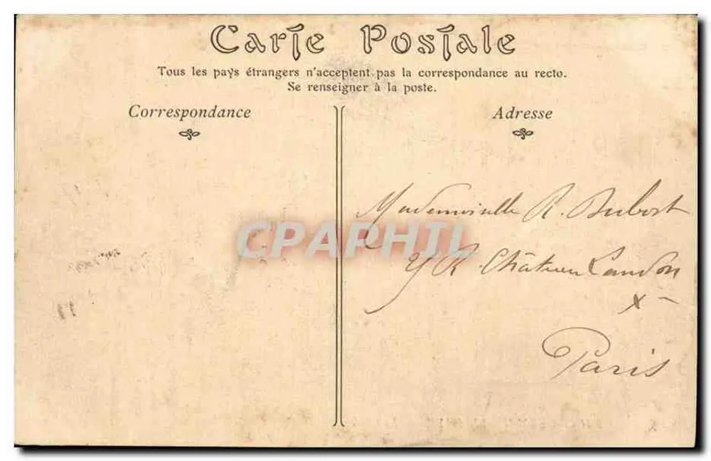 Saint-Germain-en-Laye — O Castelo — N.D. Pict. - Verso