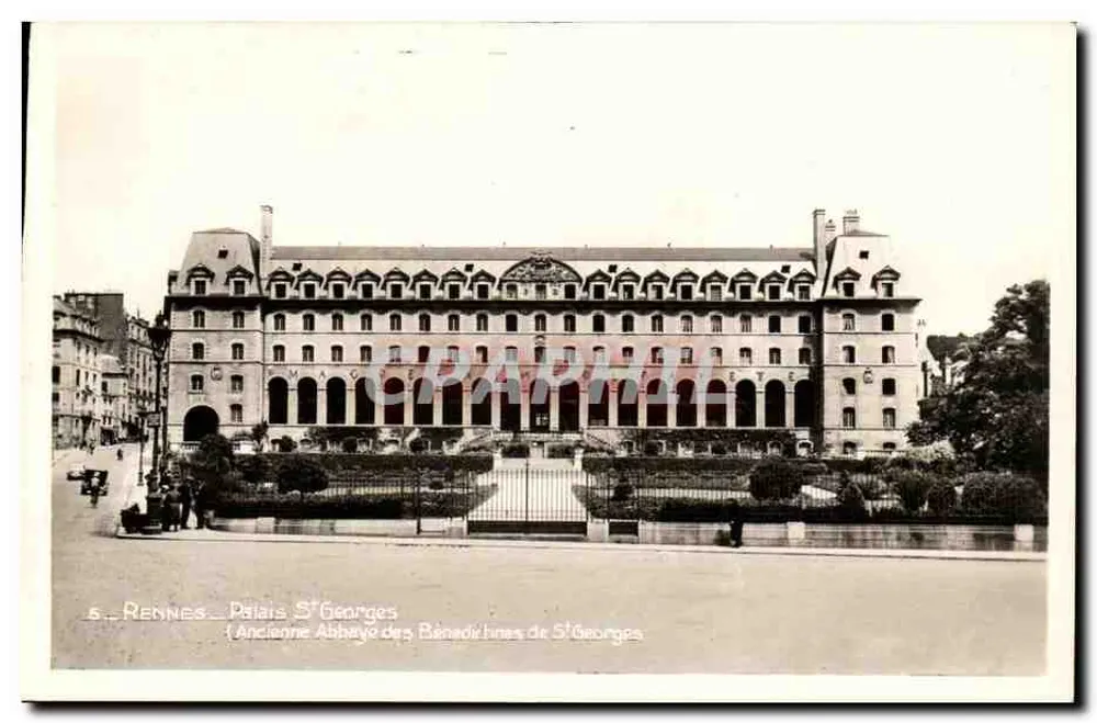 Rennes - Palais St Georges (Ehemalige Abtei der Benediktiner von St Georges) - Vorderseite