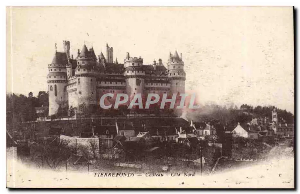 Pierreponds — Château — Côté Nord - Frente