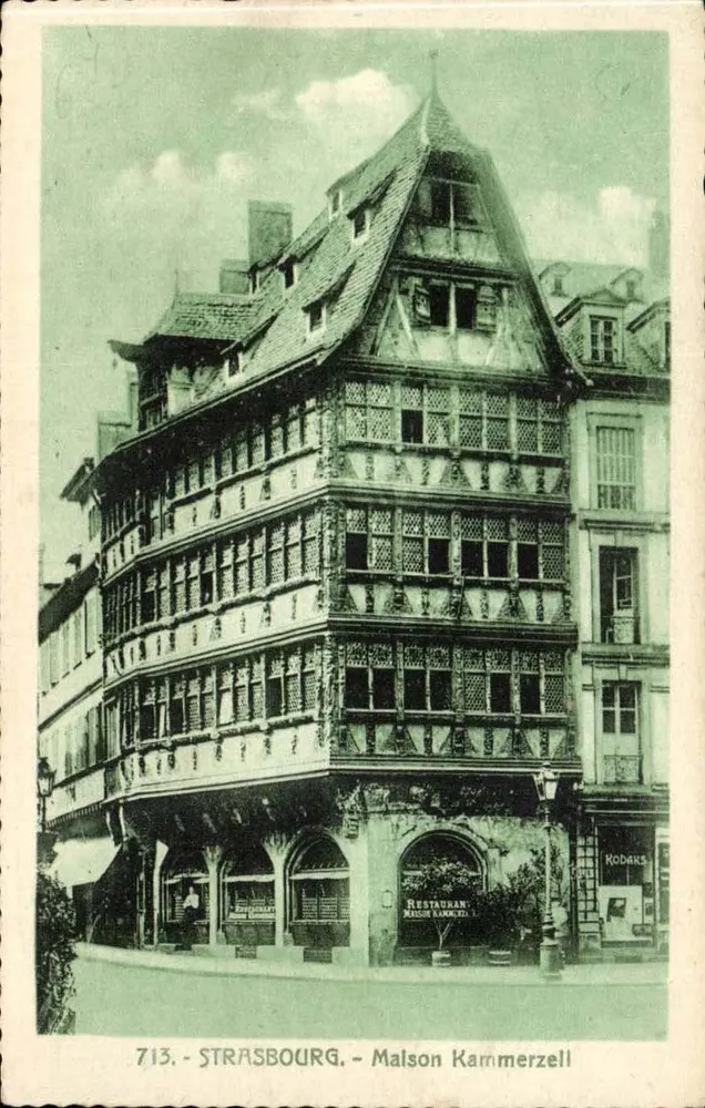 Strasbourg - Casa Kammerzell - Restaurante - Frente