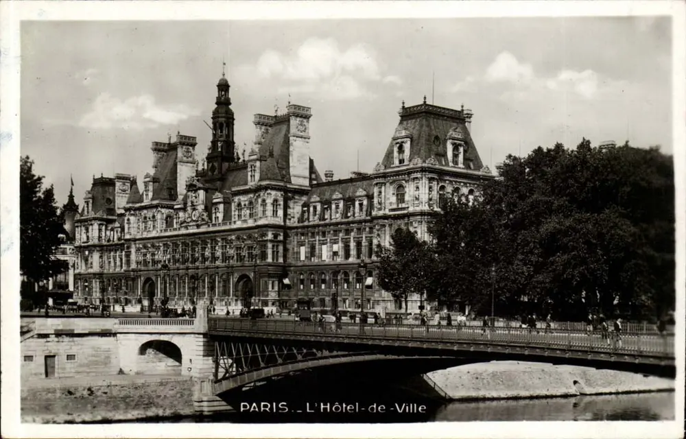 Paris — O Hôtel-de-Ville — Editor: France Production Interdite - Frente
