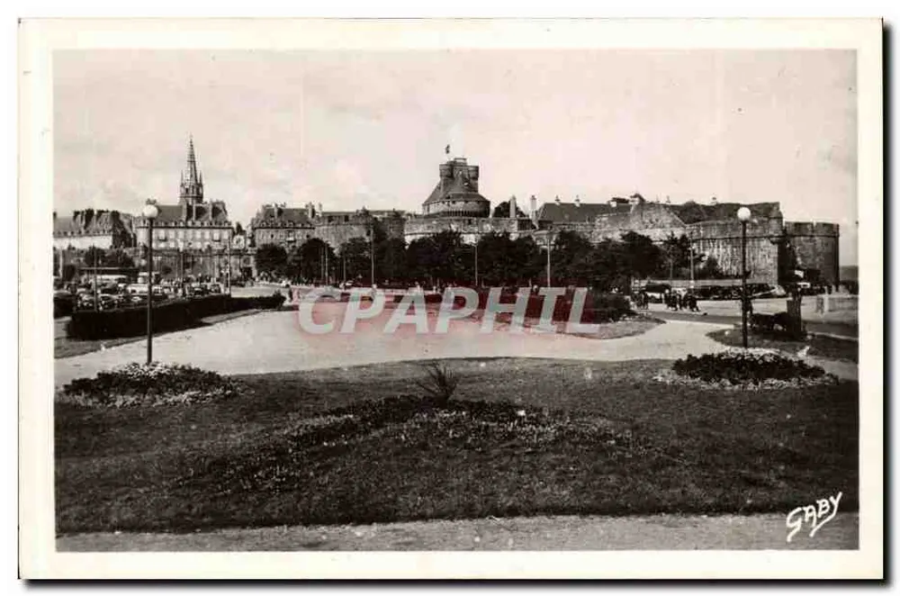 Saint-Malo (Ille-et-Vilaine) — Schloss und Mauern — Editions GABY - Vorderseite