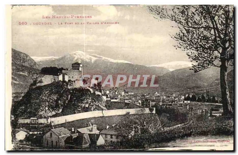 Lourdes - La Font de la Vallée d'Anglère — Les Hautes-Pyrénées, n° 560, éditeur Tabbé Frères, Toulouse - Recto