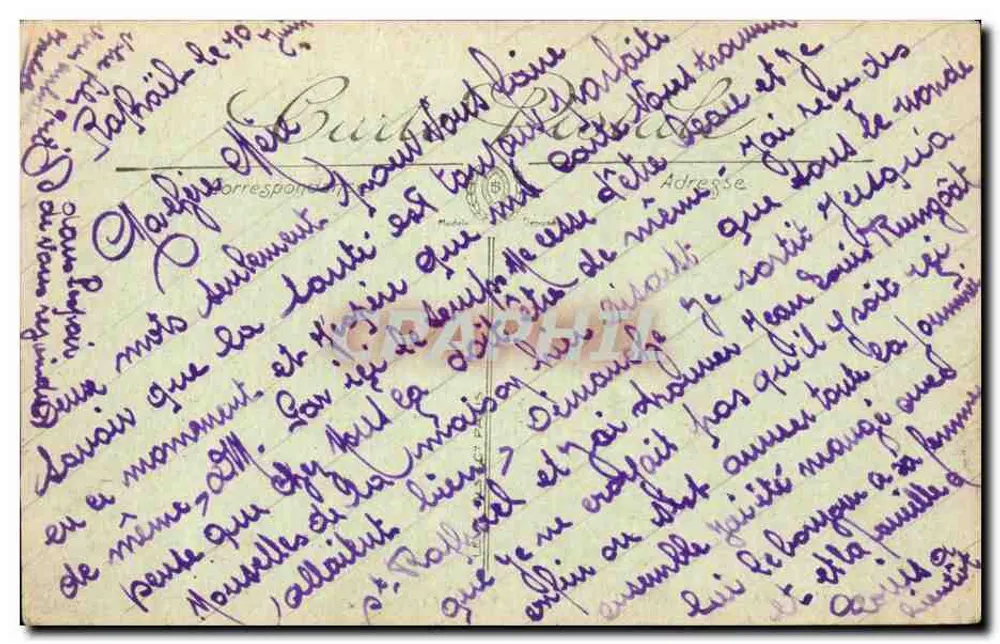 CANNES — Das Carlton-Hotel und die Ufer der Croisette — LL. — Nr. 104 - Rückseite