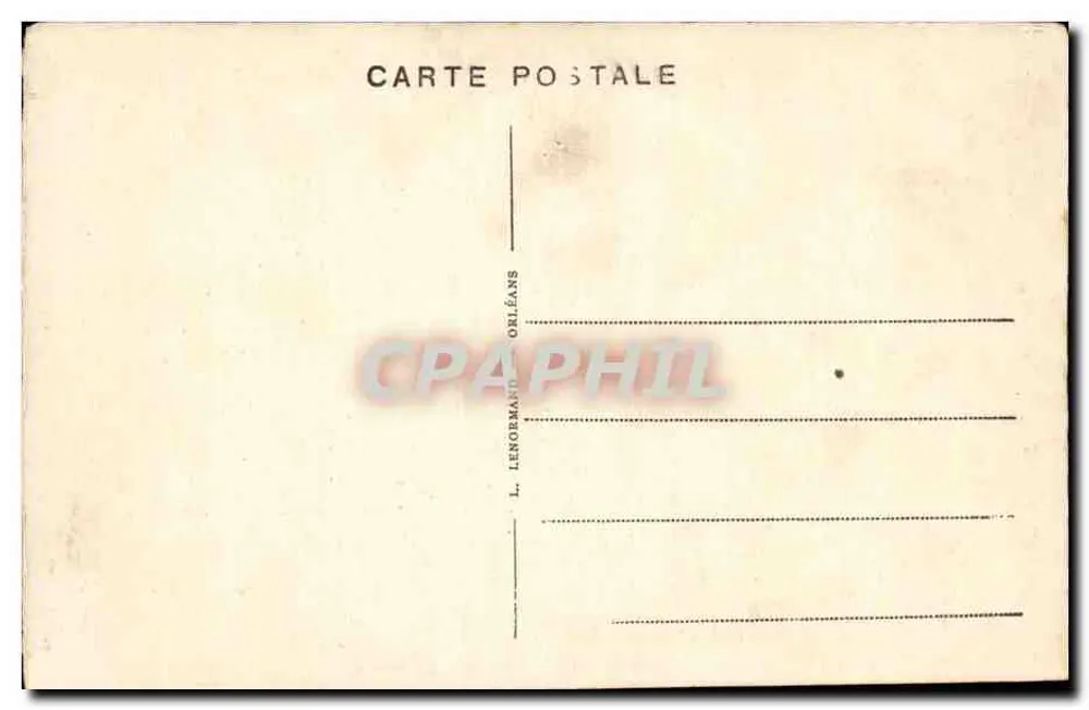 Orléans — A Praça do Martroi — Estátua de Joana d'Arc por Foyatier, inaugurada em 8 de maio de 1855 - Verso