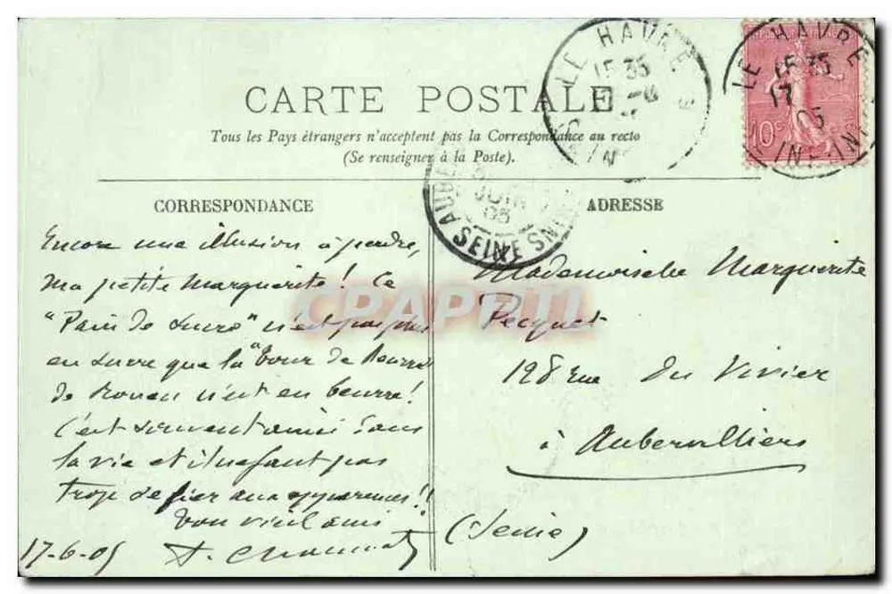 Sainte-Adresse — Le Pain de Sucre — LL. — N°73 - Verso