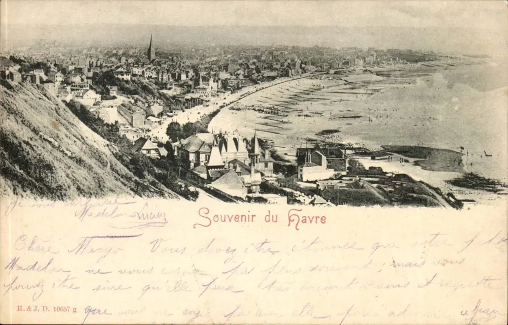 Vista panorâmica do Havre — Lembrete do Havre — R.&J.D. 10657 g - Frente