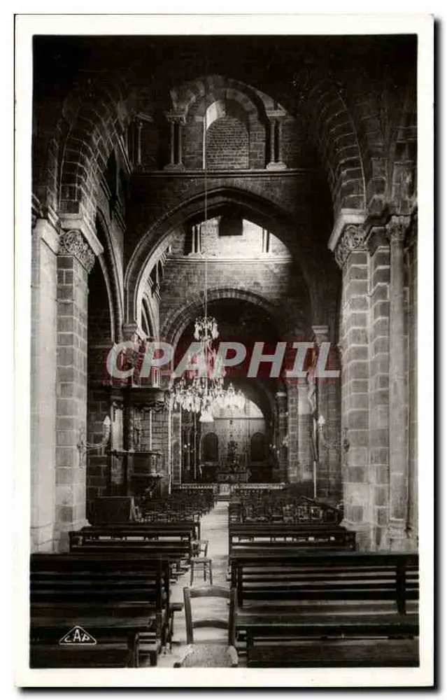 Le Puy - Binnenkant van de Kathedraal — uitgever G. A. P. Strasbourg, n°8 - Voorkant