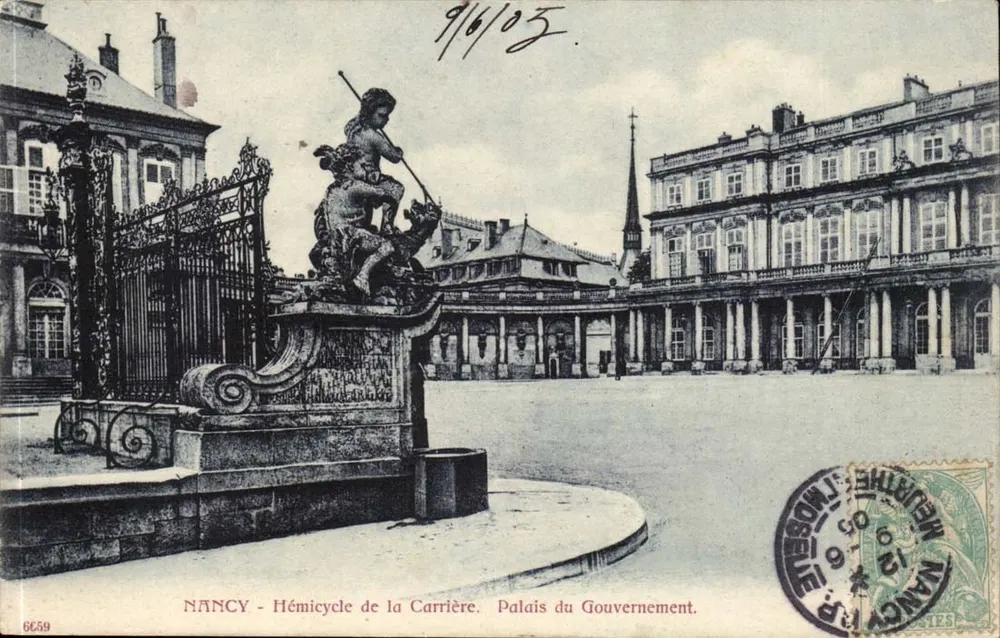 NANCY - Hémicycle de la Carrière. Palais du Gouvernement. - Vorderseite