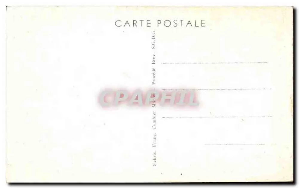 AIX-en-PROVENCE — Die Große Fontäne — Fabrie, Combat, Milon, S.G. D.A.C. - Rückseite