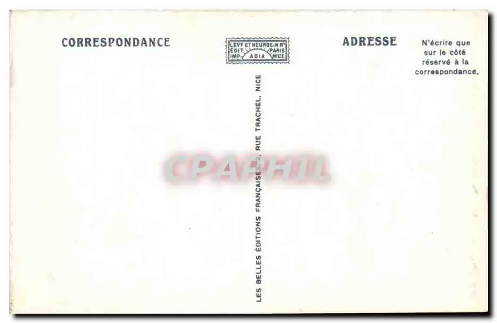 NICE — Die Einfahrt zum Hafen und der Mont-Boron — Aldia, n° 232 - Rückseite