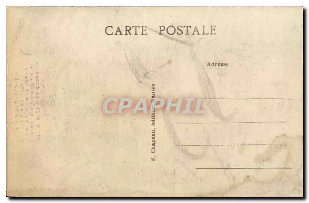 NANTES — A Catedral — G. Chapeau, editor Nantes, n°123 - Verso