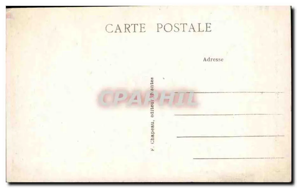 Guérande (Loire-Inf.) — Colegiata São Aubin (século XV) — editor R. Chapeau - Verso