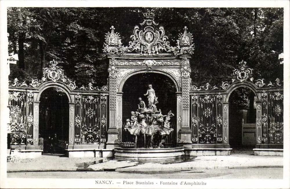 NANCY — Plac Stanisława — Fontanna Amphitryty - Awers