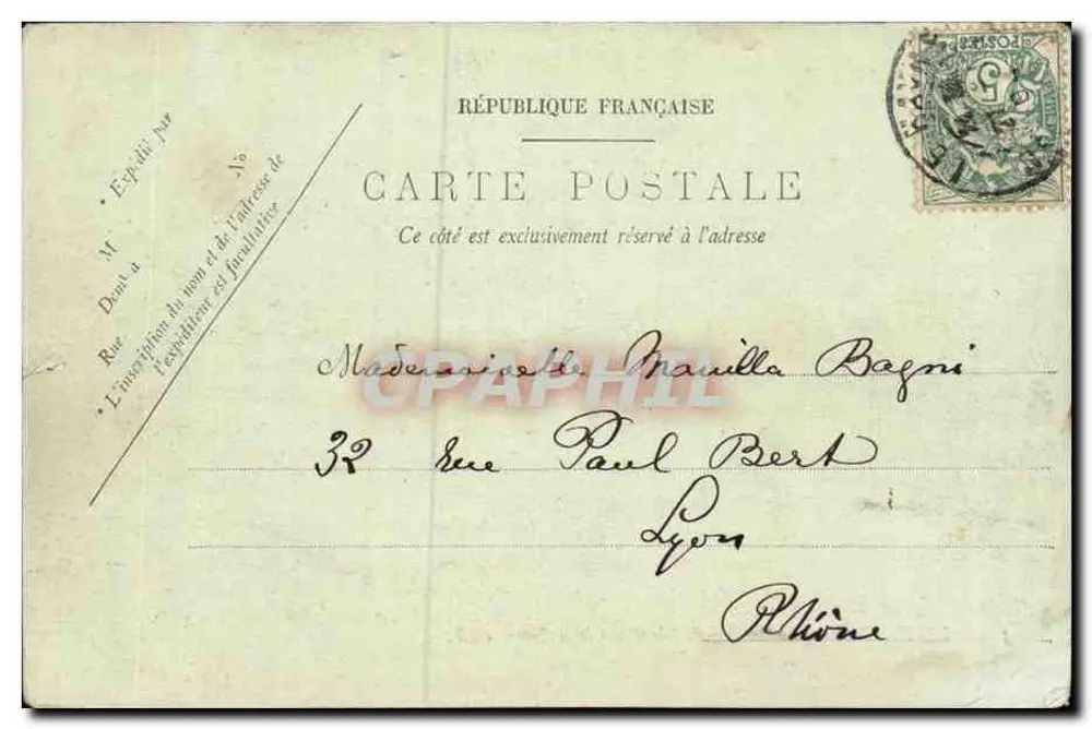 Le Havre — Der Maritime Boulevard und die Hève — LL - Rückseite