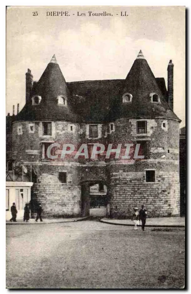 Dieppe - Les Tourelles — LL — editor LL - Frente