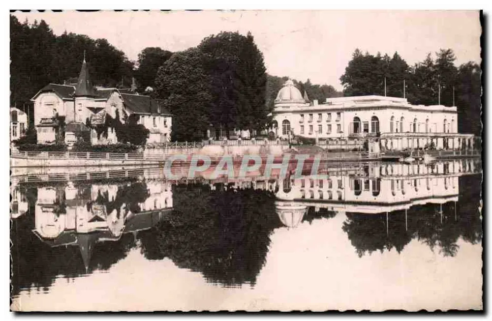 Bagnolles-de-l'Orne — Blick auf das Kasino am See — Edition Gallois - Vorderseite
