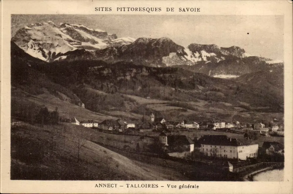 Annecy – Talloires – Vista geral – Sítios pitorescos da Saboia - Frente