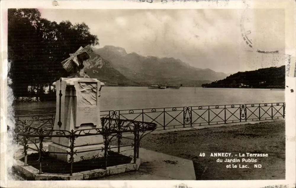 Annecy - Die Terrasse des öffentlichen Gartens und der See — Verlag ND, Nr. 49 - Vorderseite