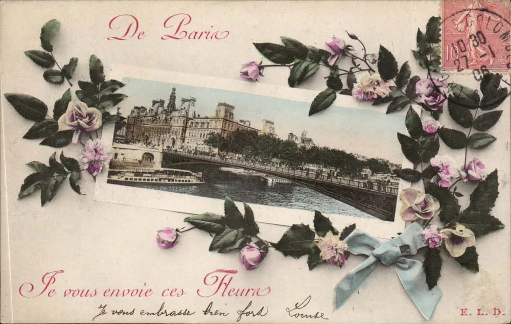 Vista de Baria — decoração de rosas — E.L.D. - Frente