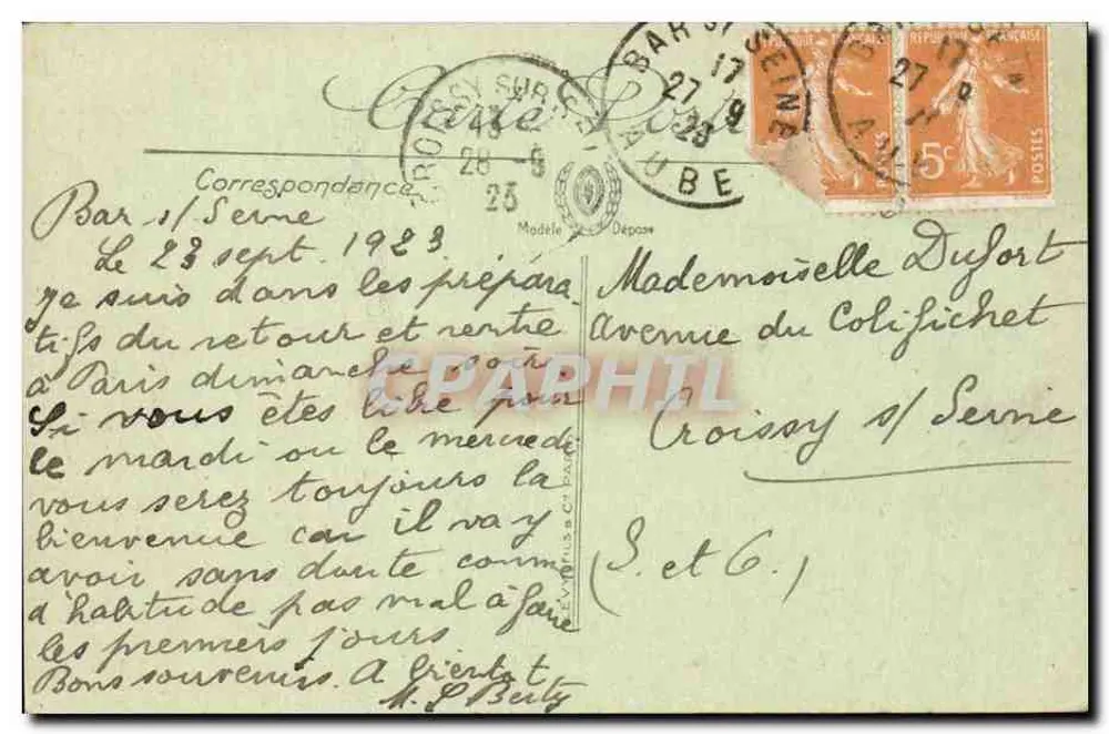 Avignon — Palácio dos Papas — Fachada Oriental — Selecta - Verso