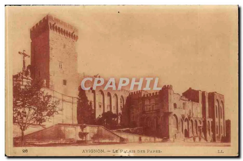 Avignon — O Palácio dos Papas - Frente