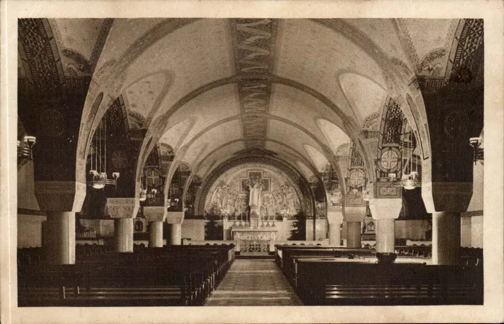 Bazylika w Lisieux — Krypta — Ogólny widok — Depozyt: Reprodukcja Imprimeur-Dressage-Forts - Awers