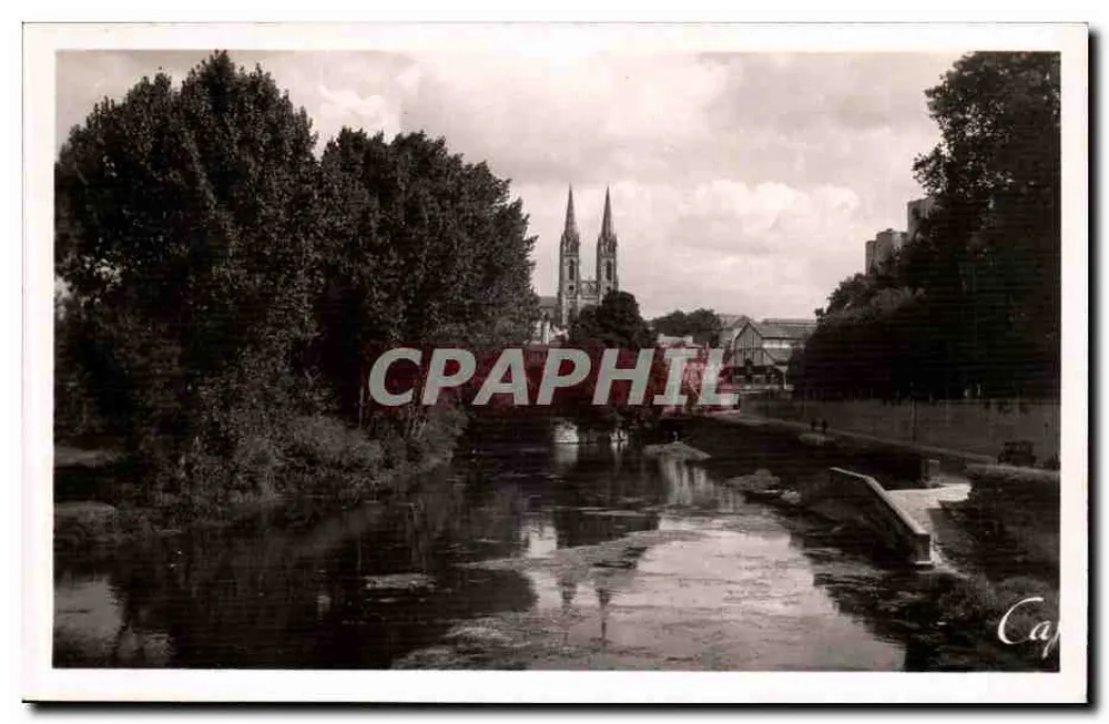Niort — Paysage sur la Sèvre Niortaise — éditeur PEAL-PHOTO-CARD, Paris - Recto