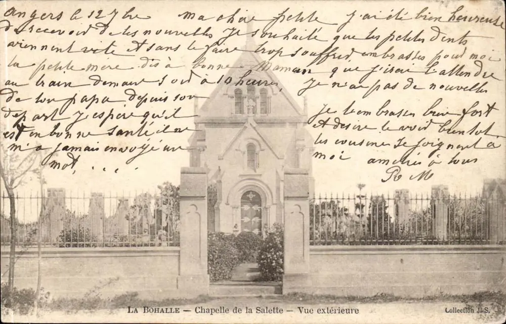 La Bohalle — Kapelle von La Salette — Außenansicht — J.S. - Vorderseite
