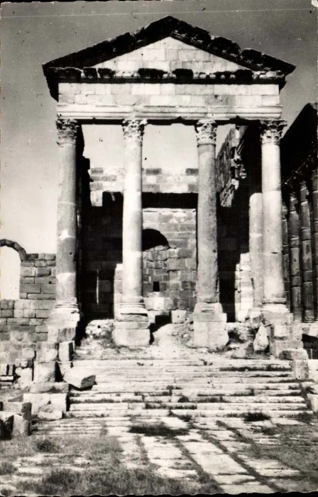 Les Temples — Sbeitla — Photo Vénit - Recto