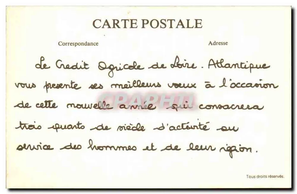 Nantes — A Praça do Comércio — Brevet L. F. - Verso