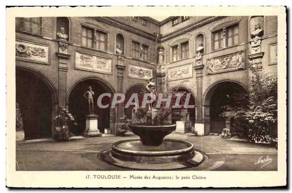Toulouse — Museu dos Augustinos: o pequeno Claustro — Edições Narbo - Frente