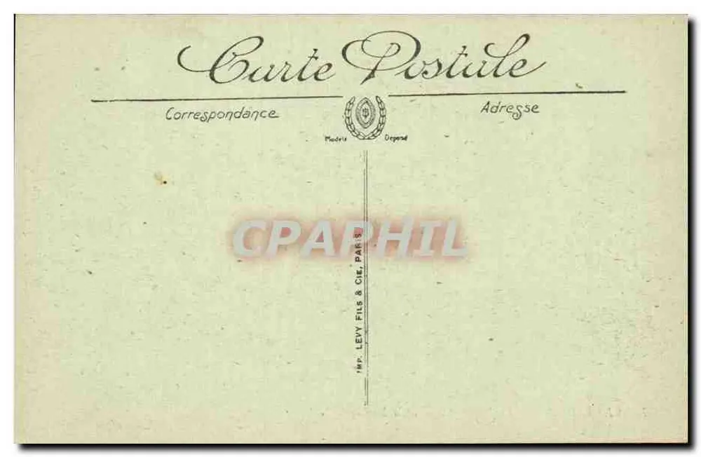 Cherbourg — Der Öffentliche Garten und der Berg Roule — LL. — n°77 - Rückseite