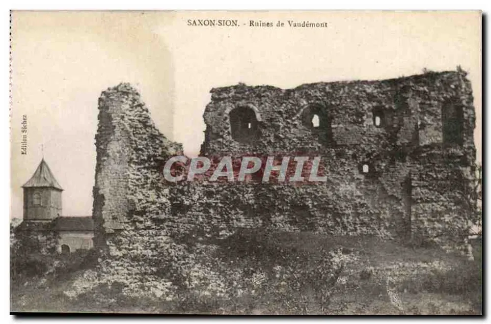 SAXON-SION - Ruïnes van Vaudémont — Uitgave Syches - Voorkant