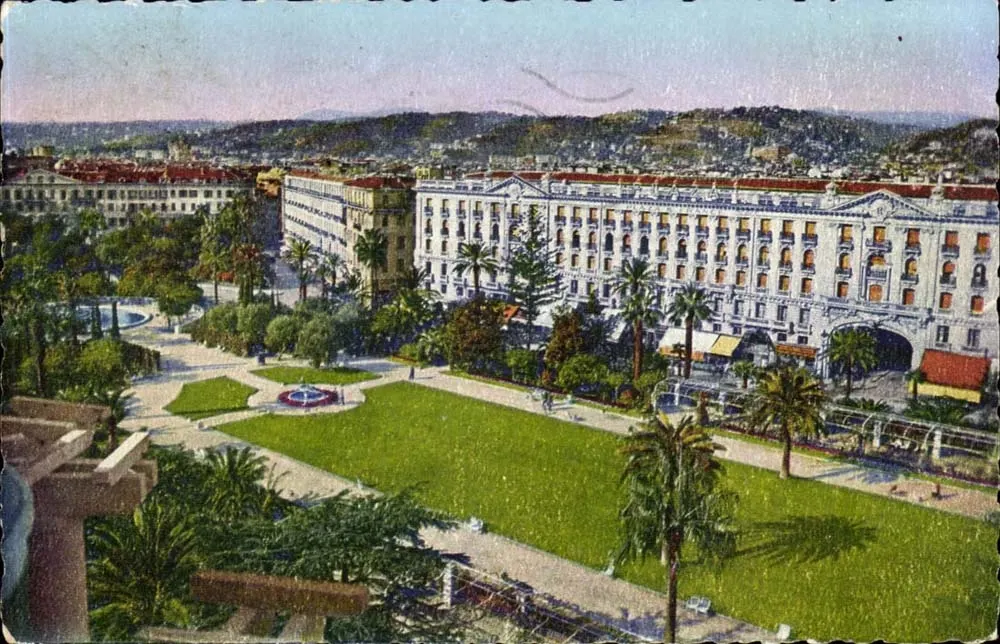 Nice — Jardins Albert Ier e o Plazaza — Éditions Grimaldi - Frente
