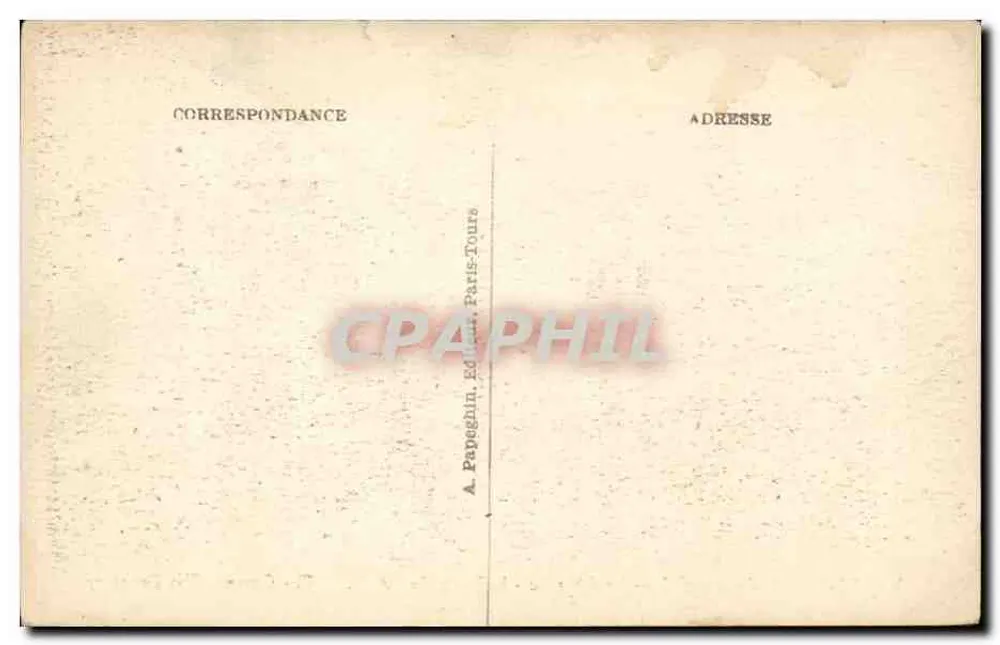 Cheverny (Loir-et-Cher) — O Castelo — A. Papeghin, Paris-Tour - Verso