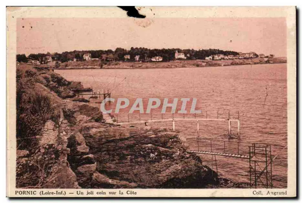 Pornic (Loire-Inf.) — Ein schöner Platz an der Küste — Éd. Fournier M. Coll. Angrand - Vorderseite