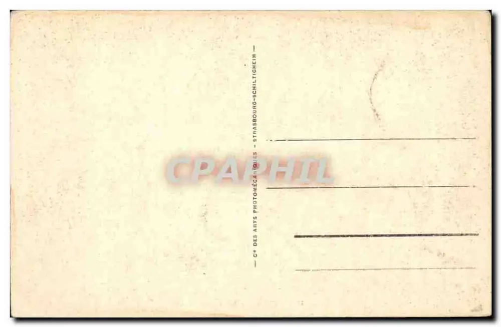 Luchon - A Vale do Lys — Bilhete postal antigo n°146 — editor Cie des Arts Photomécaniques, Strasbourg - Verso