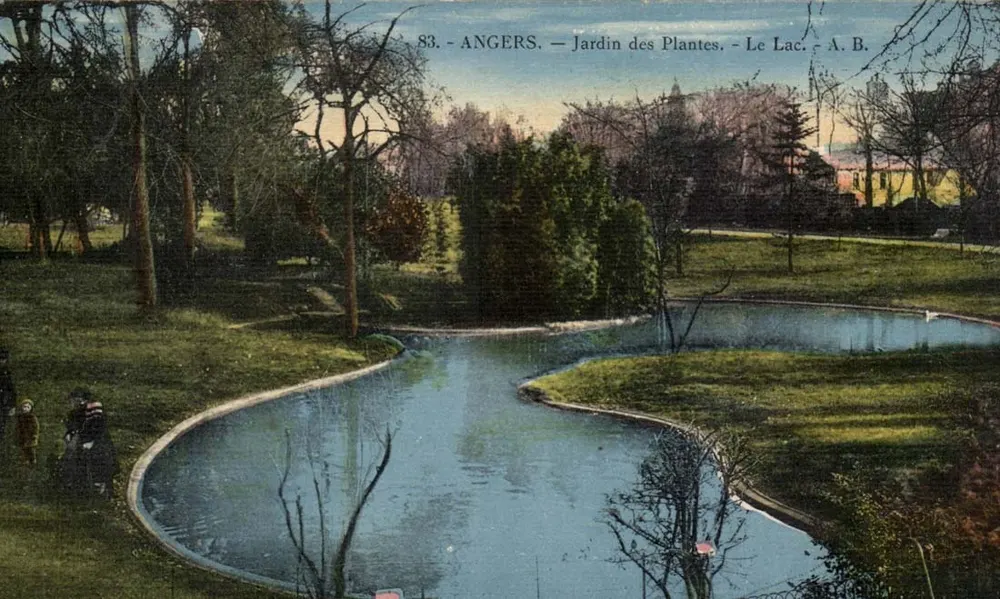 Angers — Jardin des Plantes — Der See — A. B. — n°83 - Vorderseite