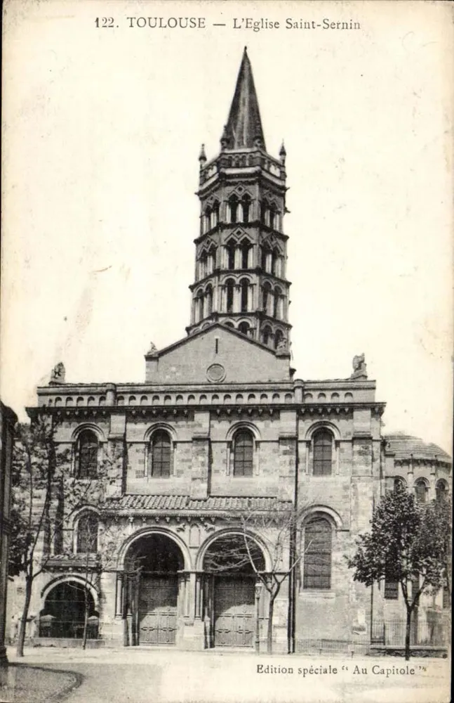 Toulouse — A Igreja de São Sernin — Edição especial "Au Capitole" - Frente