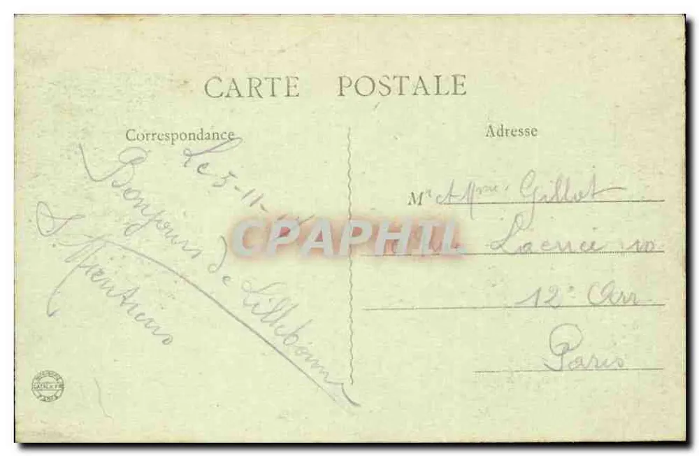 Lillebonne - Römisches Theater - Neue Eingang — Vallée, Buchhändler-Verleger, Nr. 39 - Rückseite