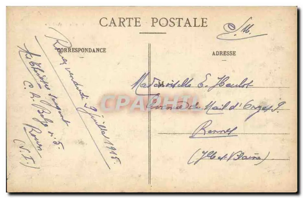 Rouen - Kirche Saint-Ouen, Ansicht der Kathedrale — C.V. - 350 - Rückseite