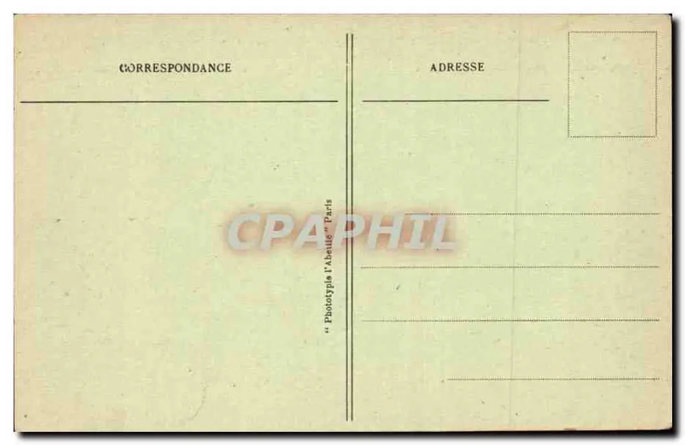 Paris — Der Arc de Triomphe und Panorama der Place de l'Étoile — Verlag 'Phototypie L'Abétille' n°146 - Rückseite