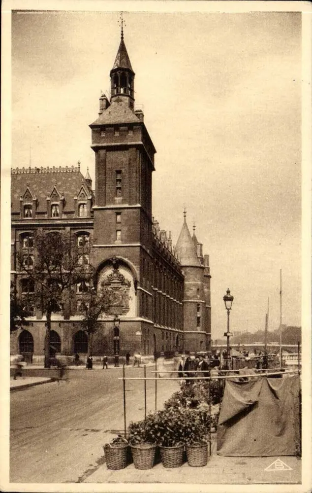 Marché aux Fleurs — Quai de l'Horloge — Édition Braun & Cie, N°3 - Recto