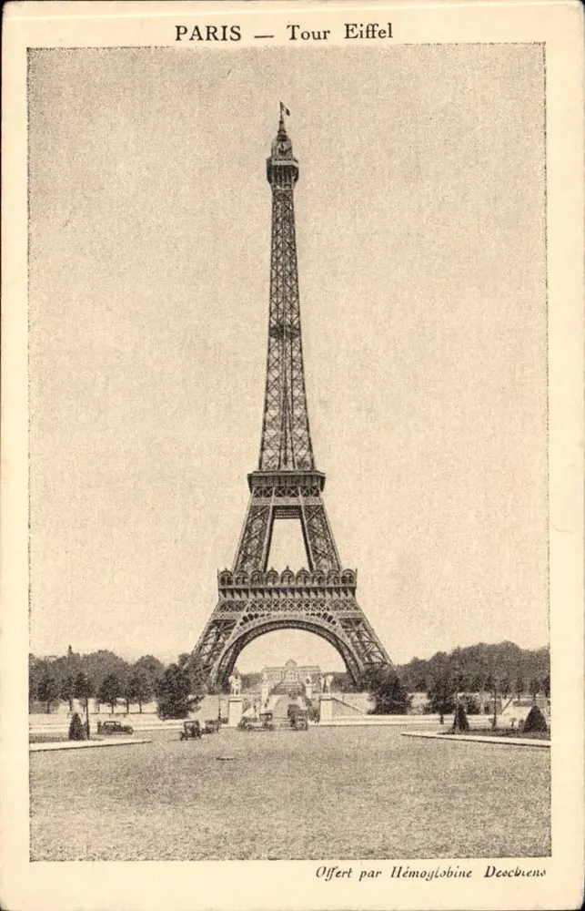 Paris — Torre Eiffel — Ofertado por Hémoglobine Deschiens - Frente