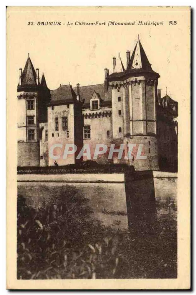 Saumur - Der Burgschloss (Historisches Denkmal) — AB - Vorderseite