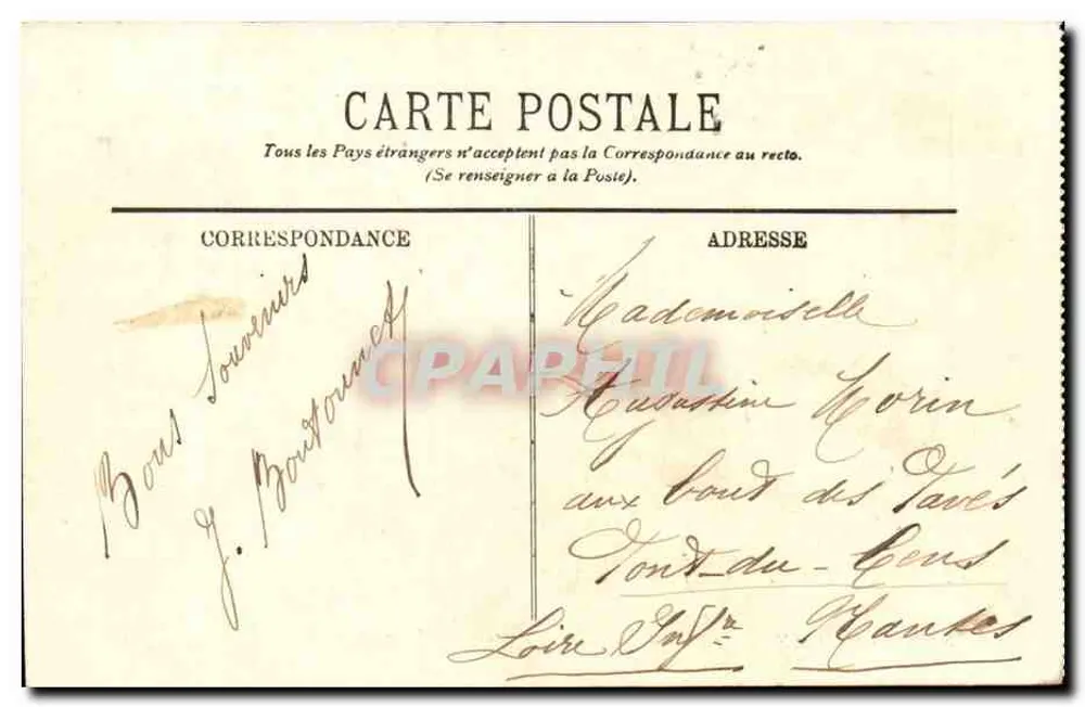 Sainte-Adresse — O Pão de Açúcar — LL. n°73 - Verso