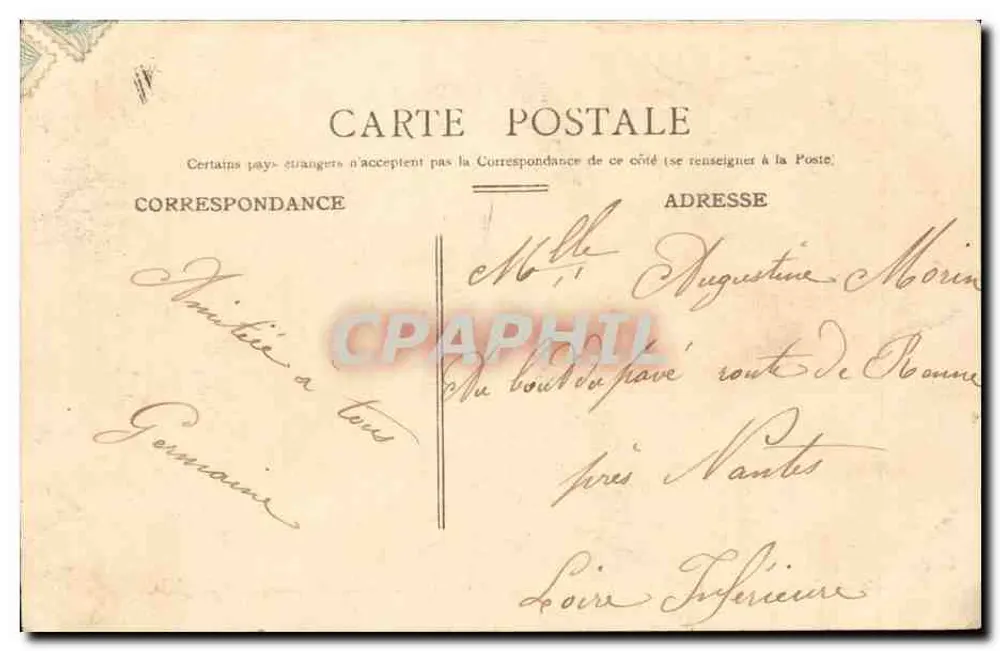 NICE — Promenade des Anglais — Editor F. Piestel, Nîmes, n°25 - Verso
