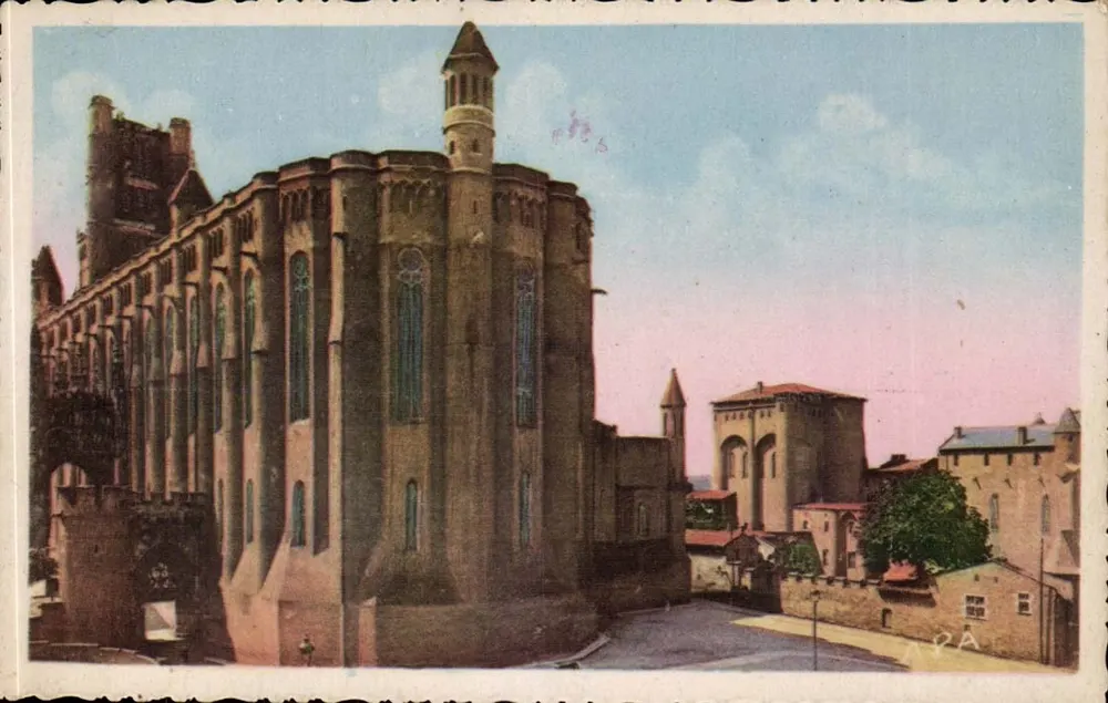 Albi (Tarn) — Basílica de Santa Cecília — Sociedade das Cartas Postais P.A., Albi - Frente
