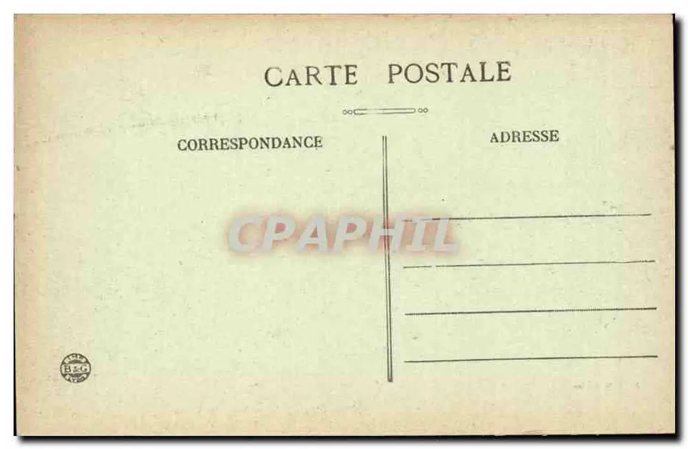 Abbaye de Saint-Antoine — Place de l'Abbaye — Editor B. Serre, n°44 - Reverso